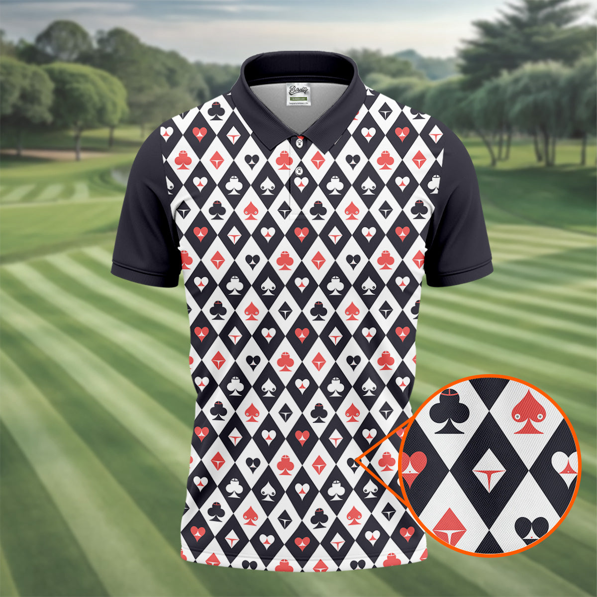 Casino Royale Dirty Argyle Adult Humor Golf Tops For Men, Valentines Golf Gift, Polo Shirts For Men