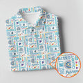Autism Awareness Rainbow Heart Infinity Symbol Blue And White Golf Shirt For Women, Ladies Golf Polos