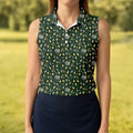 Let's Par Tee Funny Golf Pattern Polo Shirt, Ladies Golf Shirt, Women's Golf Apparel