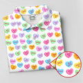Naughty Conversation Hearts Fun Women's Golf Shirts, Valentines Golf Gift, Dirty Candy Heart  Ladies Golf Polos