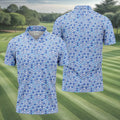 Adult Humor Funny Pattern Golf Polo Shirt, Dad Golf Gift, Christmas Golf Gift