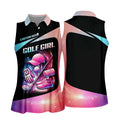 Golf Girl Custom Womens Golf Polo Shirt, Golfing Apparel, Gift For Golfers