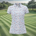 Fore Right Cold As Slice Golf And Beer Fun Women's Golf Shirts, Ladies Golf Shirts