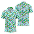 Neon Middle Finger Fun Men's Golf Polos, Fun Golf Shirts For Men, Cool Golf Gifts, Polo For Men