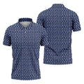 Stick Figure Couple Fun Men's Golf Polos, Fun Golf Shirts For Men, Unique Gift For Golfer, Matching Golf Shirt