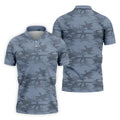 Camouflage Golf Polo, Golfing Apparel, Men Golf Gift, Camouflage Golf Shirts