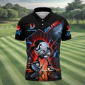 I Was One Under Today Funny Golf Ball Hawaiian Polo Shirt, Mens Golf Polo, Golf Apparel