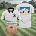 It's Not A Dad Bod It's A Father Figure Men's Funny Golf Shirts, Father's Day Golf Gift