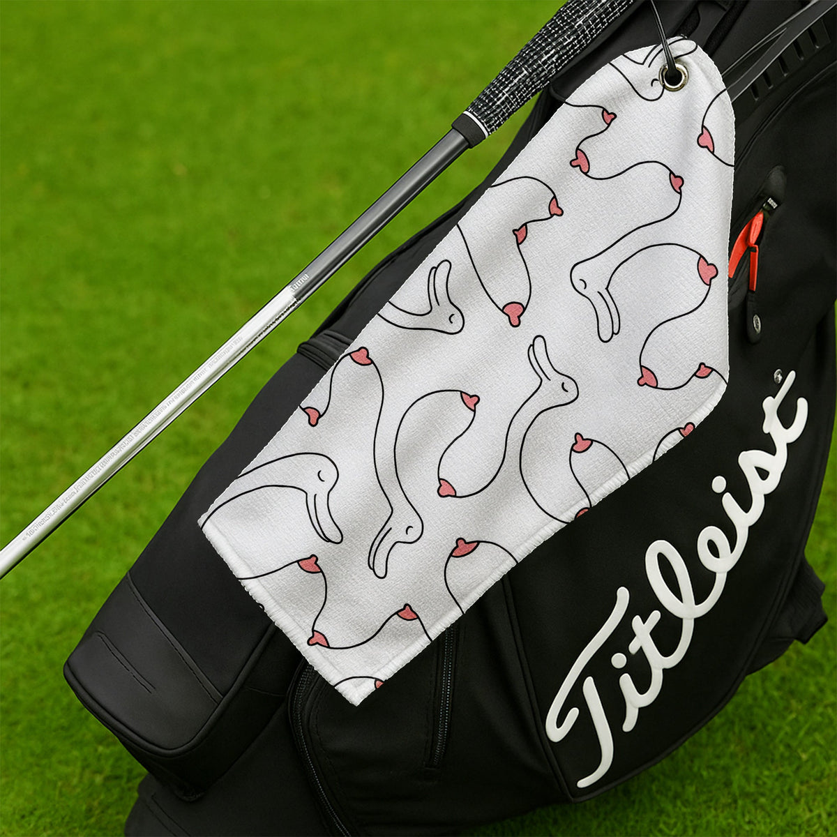 Funny Goose Golf Towel, Best Golf Towel, Men Golf Towel, Golf Rag, Golf Gift For Dad