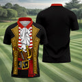 Pirate Captain Outfit Golf Shirt, Swashbuckler Costume Design, Golf Shirt For Men