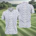 Fore Right Cold As Slice Golf And Beer Men's Funny Golf Shirts, Golf Shirts For Men