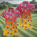 Space Astronaut Hawaiian Golf Shirt, Women's Golf Tops, Ladies Golf Shirts