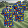 Funny Comic Pop Art Golf Shirt, Fun Golf Polo Shirt, Golf Shirts For Men