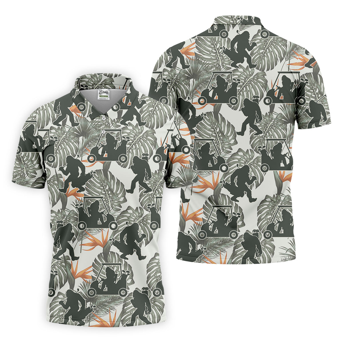Gorilla Shirt, Hawaiian Golf Shirts, Fun Golf Shirts For Men, Matching Golf Shirts, Golf Shirts For Men