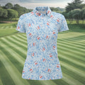 Fore Right Cold As Slice Golf Shirt For Women, Ladies Golf Shirts, Golf And Beer Fun Women's Golf Shirts