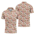 Sea Ocean Fish Men's Golf Polo Shirt, Funny Golf Shirt, Gift For Golfers