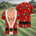 Gingerbread Costume Christmas Golf Shirt, Mens Golf Shirts, Polo Shirts For Men