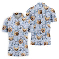 Custom Face Pet Golf Shirt, Custom Shirt Dog Face, Funny Golf Polo Shirt, Dad Golf Gift
