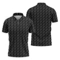 Funny Skeleton Golf Polo Shirt, Funny Position Golf Shirt, Dad Golf Shirt, Christmas Golf Gift