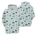 Playful Cartoon Golf Polo Shirt, Golf Gifts For Men, Golf Gift Ideas