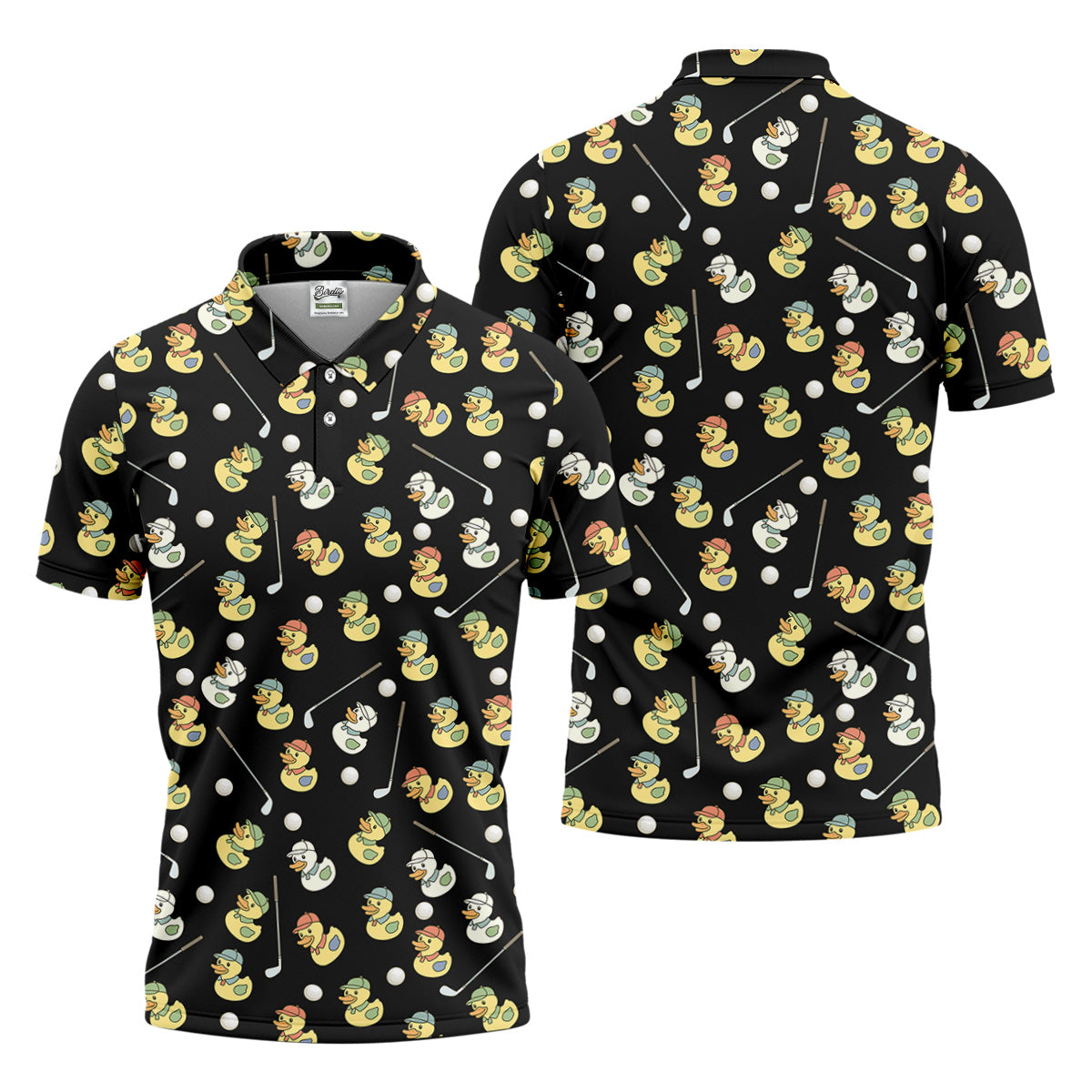 Rubber Duck Golf Polo Shirt, Golf Tops For Men, Hawaiian Golf Shirts, Golfing Apparel