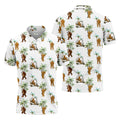 Bigfoot Golf Hawaiian Shirt, Tropical Golf Shirts, Fun Golf Shirts For Men, Golfing Apparel