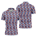 Funny Men's Golf Polo Shirt, Funny American Golf Shirt, Fun Golf Polo Shirt, Golf Gift For Him