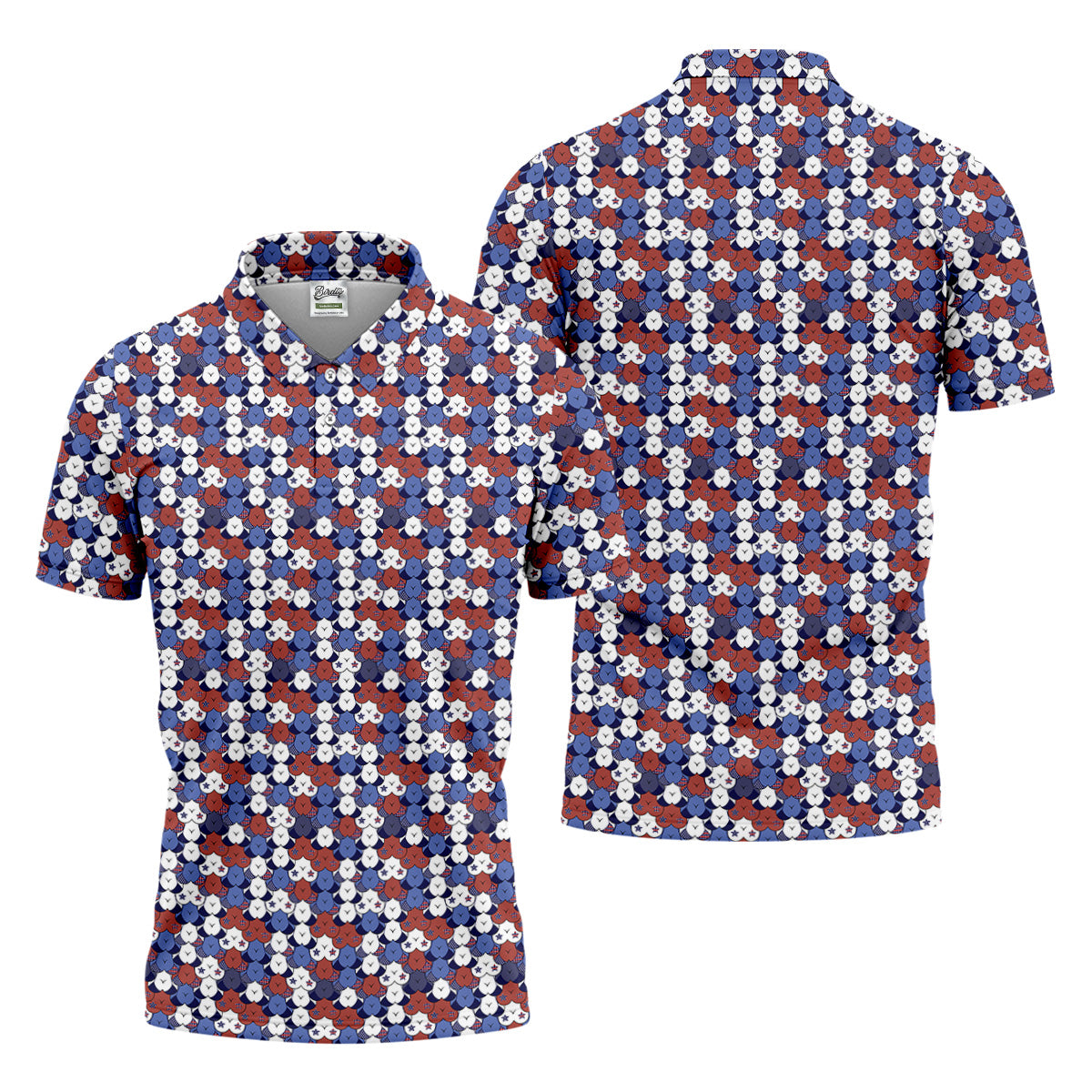 Funny Men's Golf Polo Shirt, Funny American Golf Shirt, Fun Golf Polo Shirt, Golf Gift For Him