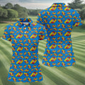 Funny Whack F*ck Comic Golf Ball Polo Shirt, Golf Shirts For Women, Women’s Golf Apparel