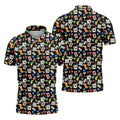 Slot Machine Lucky Shirt, Fun Men's Golf Polos, Hawaiian Golf Shirts, Golfing Apparel