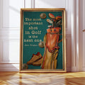 The Most Important Shot In Golf Is The Next One Canvas Wall Art, Golf Decor, Gift For Golf Lovers