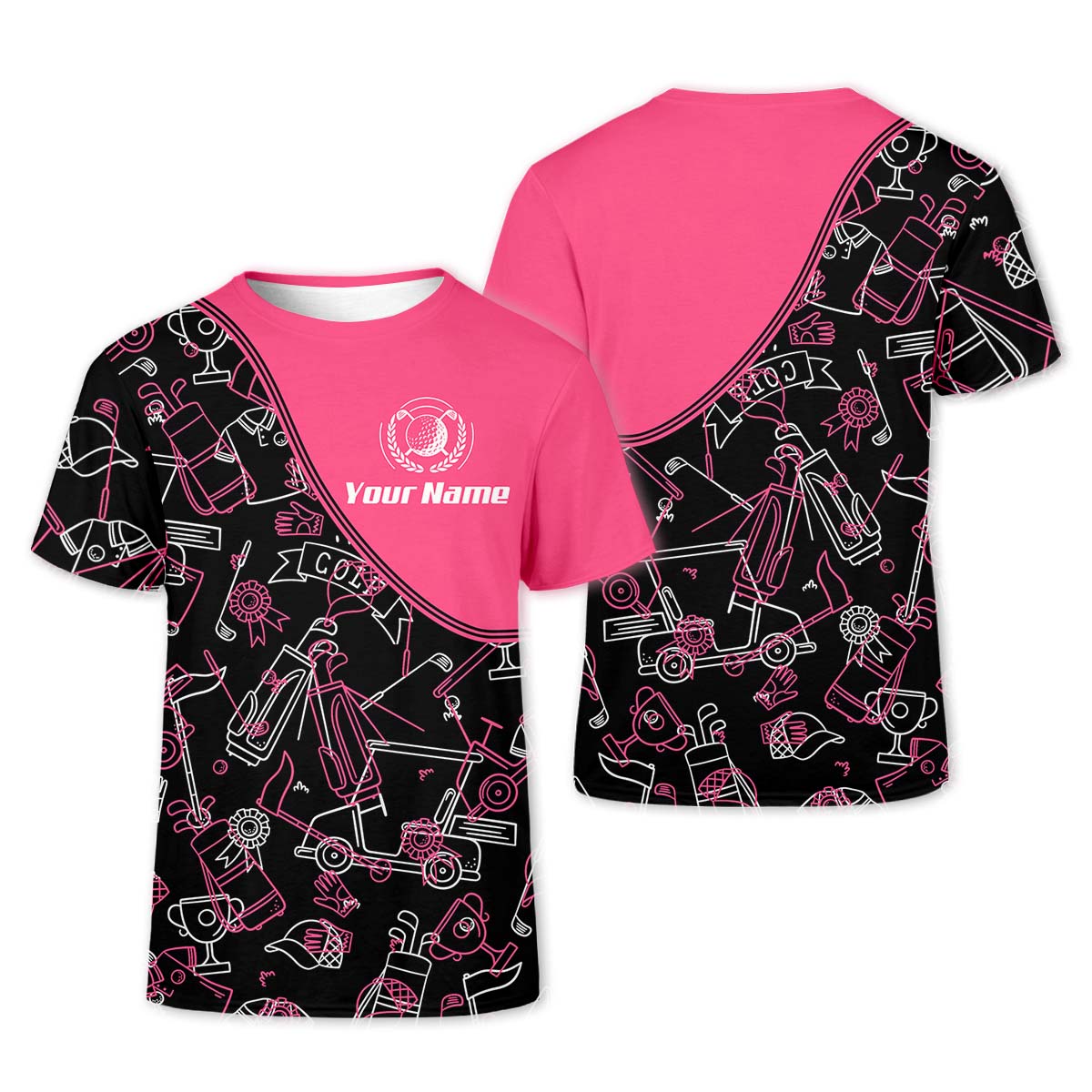 Custom Womens Golf Polo Shirt, Women's Golfing Clothes, Golfing Apparel, Womens Golf Gifts
