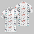 Flamingo Golf Polo Shirt, Mens Golf Gift, Funny Golf Shirt, Tropical Shirt