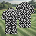 Funny Middle Finger Hand Golf Polo Shirt, Printed Golf Shirts, Golf Polo Shirts For Men