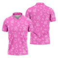 Goose Halloween, Doodle Pattern, Pink Golf Shirt, Mens Funny Golf Shirts, Long Sleeve Golf Shirts, Men Golf Polo
