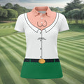 Funny Cartoon Costume Halloween Polo Shirt, Golf Polo For Women, Womens Golf Apparel