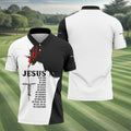 Funny Jesus Is My Everything Horse Polo Shirt, Mens Golf Polo, Printed Golf Shirts