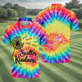 Scatter Kindness Suicide Awareness Polo Shirt, Mens Polo Shirts, Mens Golf Apparel