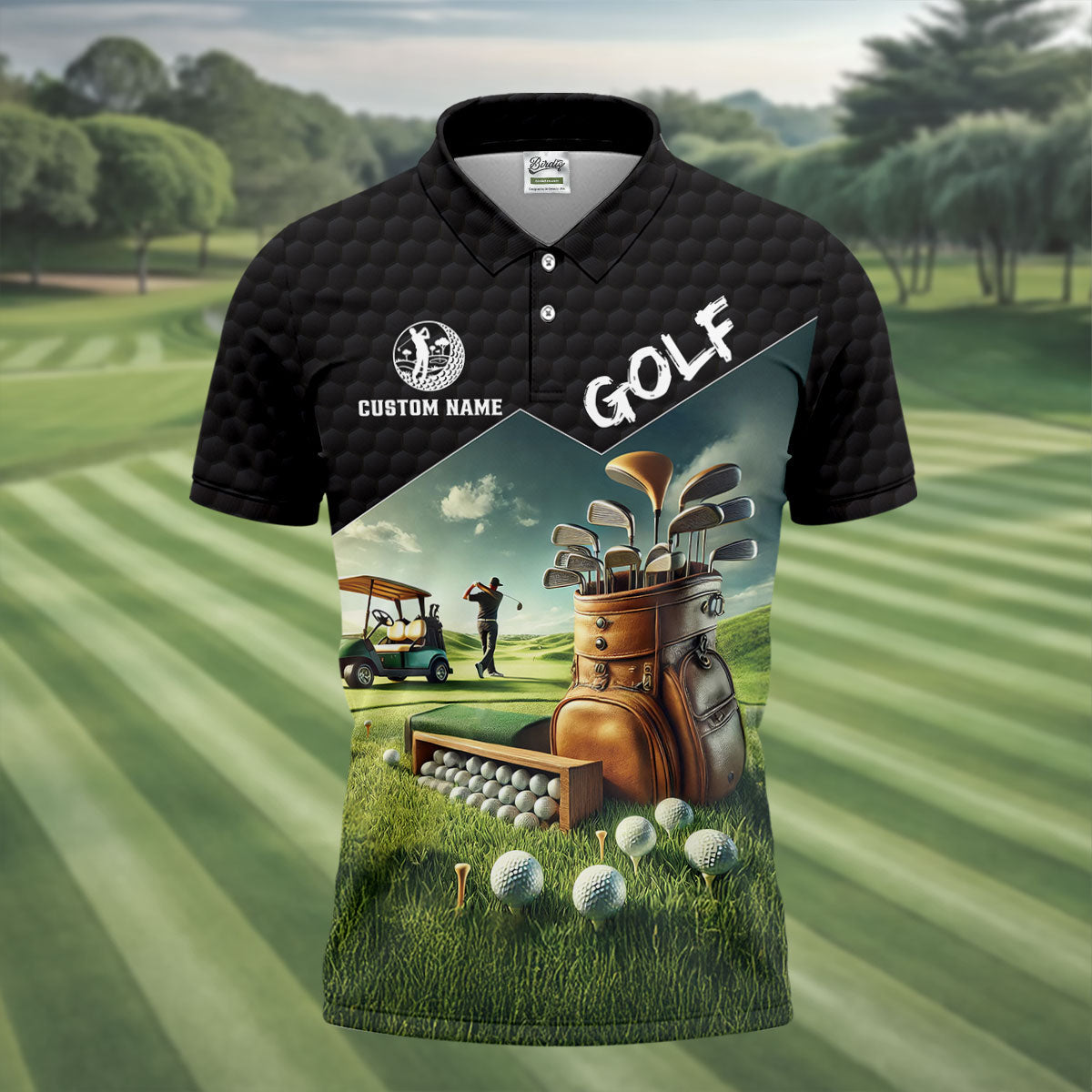 I Made A Bogey On Every Hole Golf  Polo Shirt, Funny Mens Golf Polo, Golf Apparel For Men