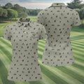 The Longbeard Club Turkey Hunting Fun Women's Golf Shirts, Ladies Golf Tops