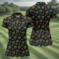 In A World Where You Can Be Anything Be Kind Rainbow Butterfly Autism Awareness Black Golf Shirt, Women's Golf Tops