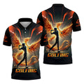 Custom Men's Golf Polo Shirt, Golfing Apparel, Golf Gifts For Men
