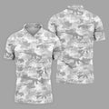 Camouflage Golf Polo, Golfing Apparel, Men Golf Gift, Camouflage Shirt