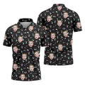 Custom Face Golf Shirt, Funny Golf Polo Shirt, Golf Gift For Dad, Christmas Golf Gift