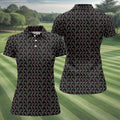 Funny Rude Pink Raccoon Breast Cancer Polo Shirt, Ladies Golf Tops, Women's Golf Apparel