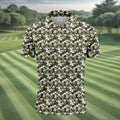 Adult Humor Camouflage Men's Golf Shirt, Funny Naughty Polo, Polo Shirts For Men