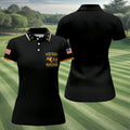 I Just Want To Play Golf Drink Beer And Take Naps Black Golf Shirt, Fun Women's Golf Shirts