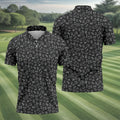 Video Game Controller Seamless Pattern Hawaiian Golf Shirt, Men's Golf Shirt, Polo Shirts For Men