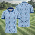 Fore Right Cold As Slice Golf And Beer Golf Shirts For Men, Polo Shirts For Men, Golfing Apparel