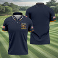 I Just Want To Play Golf Drink Beer And Take Naps Navy Golf Shirt, Men's Funny Golf Shirts